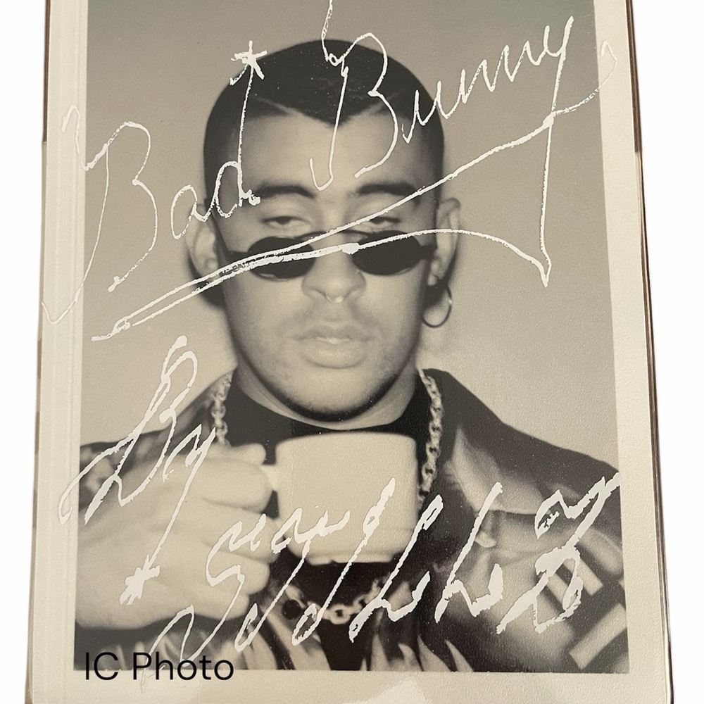Book photo Bad Bunny evolution. For collectors